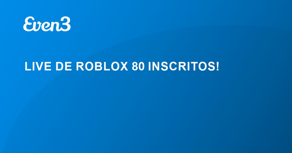 Roblox Inscritos 
