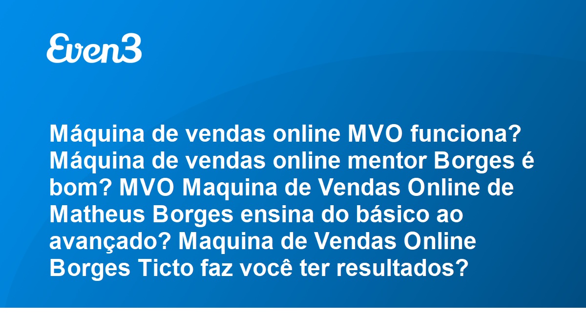 Máquina de Vendas Online 2023 - Matheus (Mentor) Borges - CDs